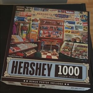 Hershey 1000 Puzzle Game Brown Modern Design